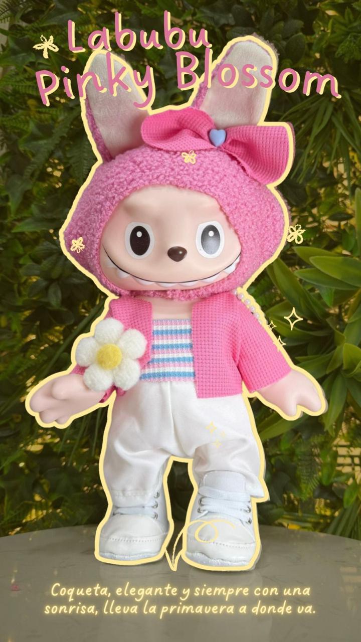 Vista 2 de Labubu Grande Bebe - Color: Rosado